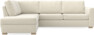 Friday - 2,5-sits soffa med divan vänster - Beige