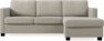 Nevada - 3-sits soffa med flyttbar schäslong - Beige