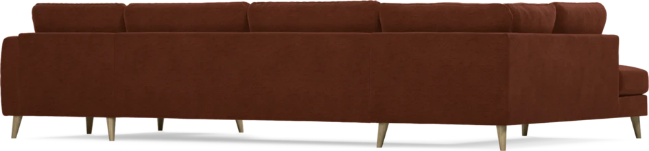 Bridge - 3-sits soffa med divan vänster och schäslong höger - Orange