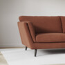 Madison Lux - 2-sits soffa med schäslong vänster - Röd