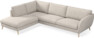 Madison - 3-sits soffa med divan vänster - Vit