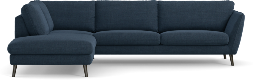 Madison - 3-sits soffa med divan vänster - Blå
