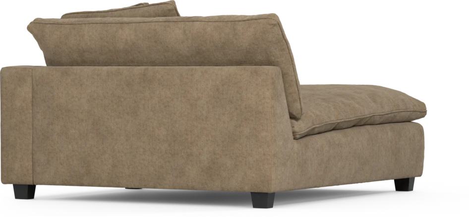 Bellora - Schäslong XL med armstöd höger - Brun