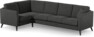 Eden - Hörnsoffa 1+3 - Svart