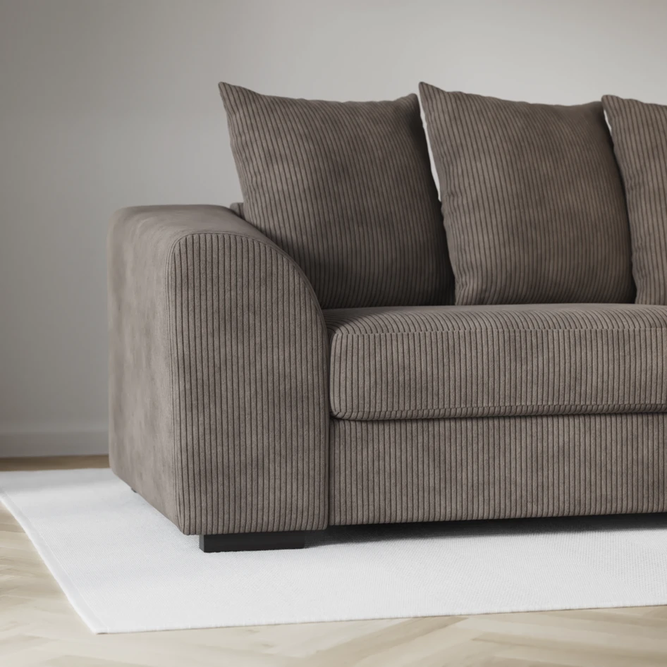 Town - 3-sits soffa - Brun