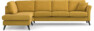 Eden - 3-sits soffa med divan - Gul