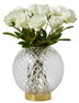 Ros - Snittblomma, H 47 cm - Vit