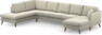Eden - 3-sits soffa med divan vänster och schäslong höger - Beige
