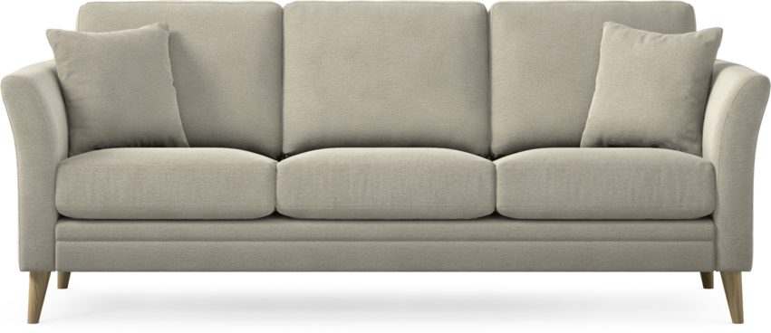 Eden - 3-sits soffa - Brun