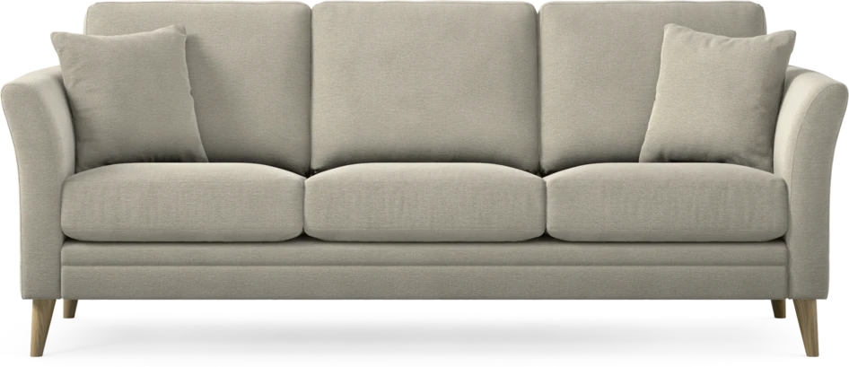 Eden - 3-sits soffa - Brun