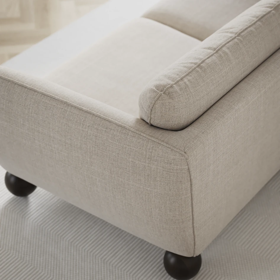 Madison Lux - Hörnsoffa med schäslong höger - Beige
