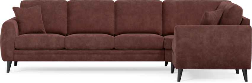 Eden - Hörnsoffa, 3+1-sits - Röd