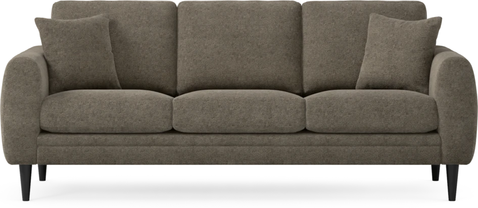 Eden - 3-sits soffa - Brun