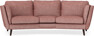Madison - 3-sits soffa svängd, 70 cm - Röd