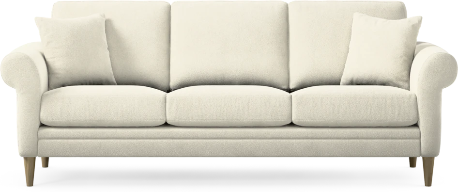 Eden - 3-sits soffa - Vit