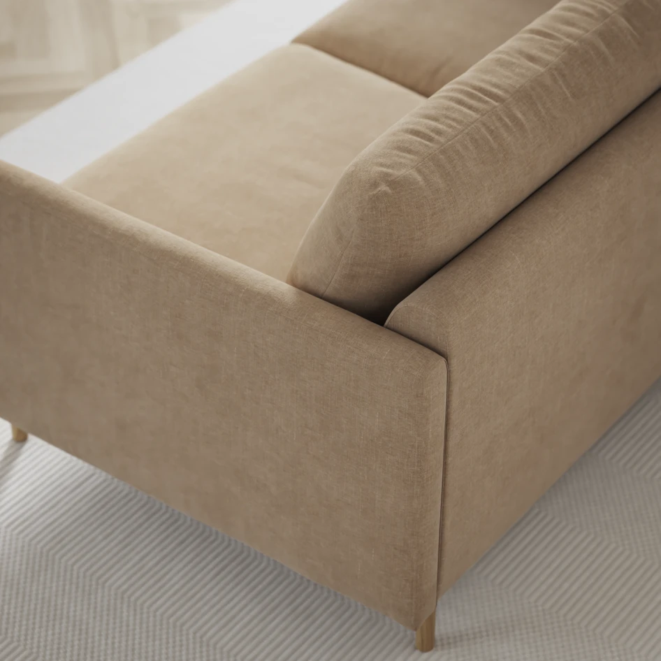 Madison Lux - Hörnsoffa med schäslong höger - Beige