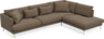Harper - 3-sits soffa med divan höger - Brun