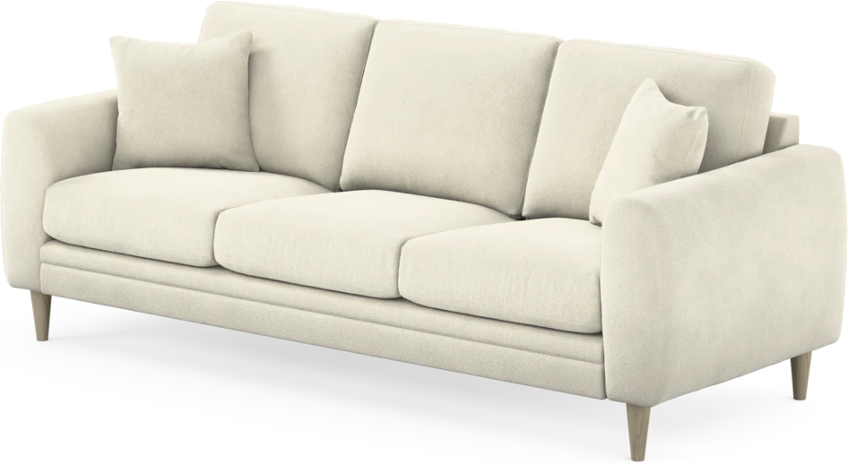 Eden - 3-sits soffa - Vit