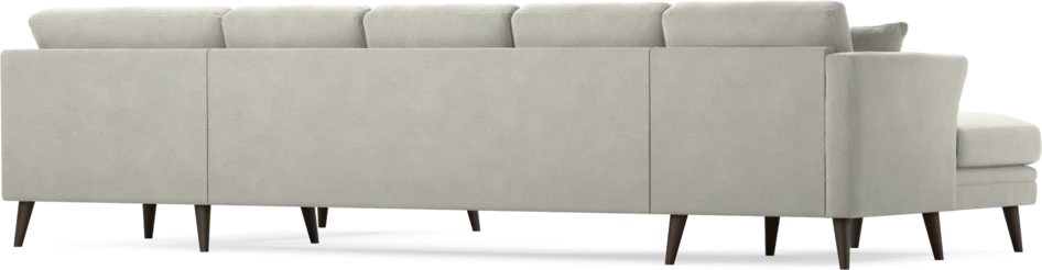 Eden - 3-sits soffa med schäslong vänster och divan höger - Grå