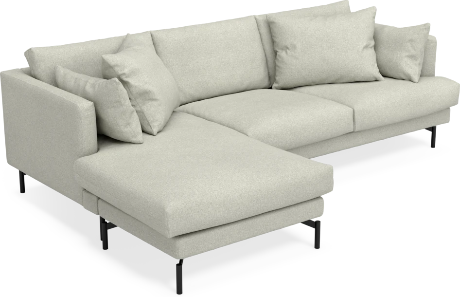Harper - 4-sits med schäslong vänster - Beige
