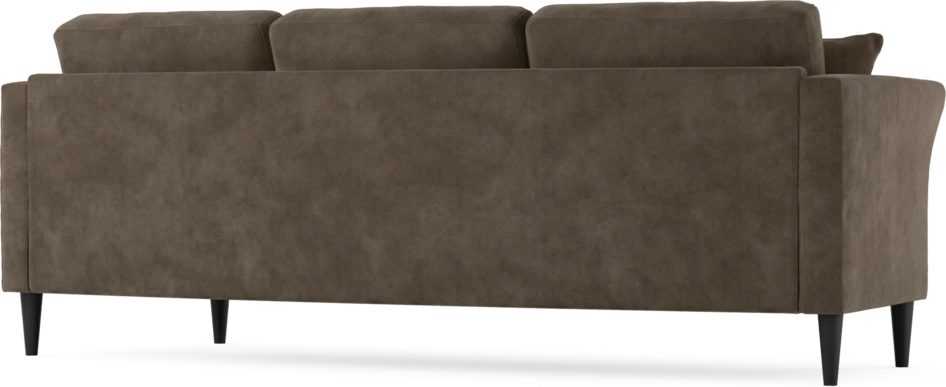 Eden - 3-sits soffa svängd - Brun