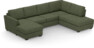 Friday - 3-sits soffa med schäslong vänster och divan höger - Grön