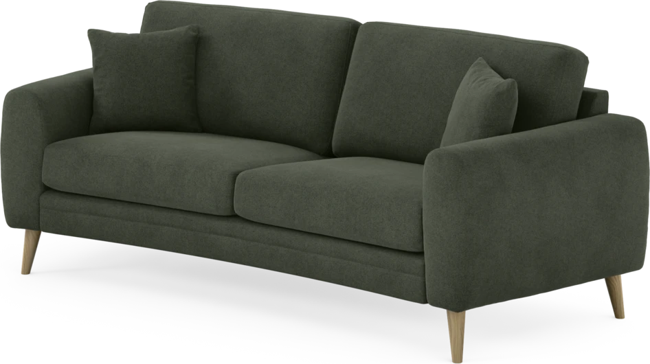 Eden - 2,5-sits soffa svängd - Grön