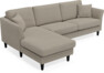 Eden - 2,5-sits soffa med schäslong - Beige
