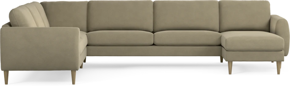 Bridge - Hörnsoffa, 2+3-sits med schäslong höger - Beige