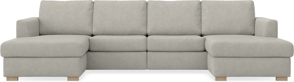 Friday - 2-sits soffa med två schäslonger - Beige