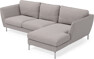 Madison Lux - 2-sits soffa med schäslong höger - Grå