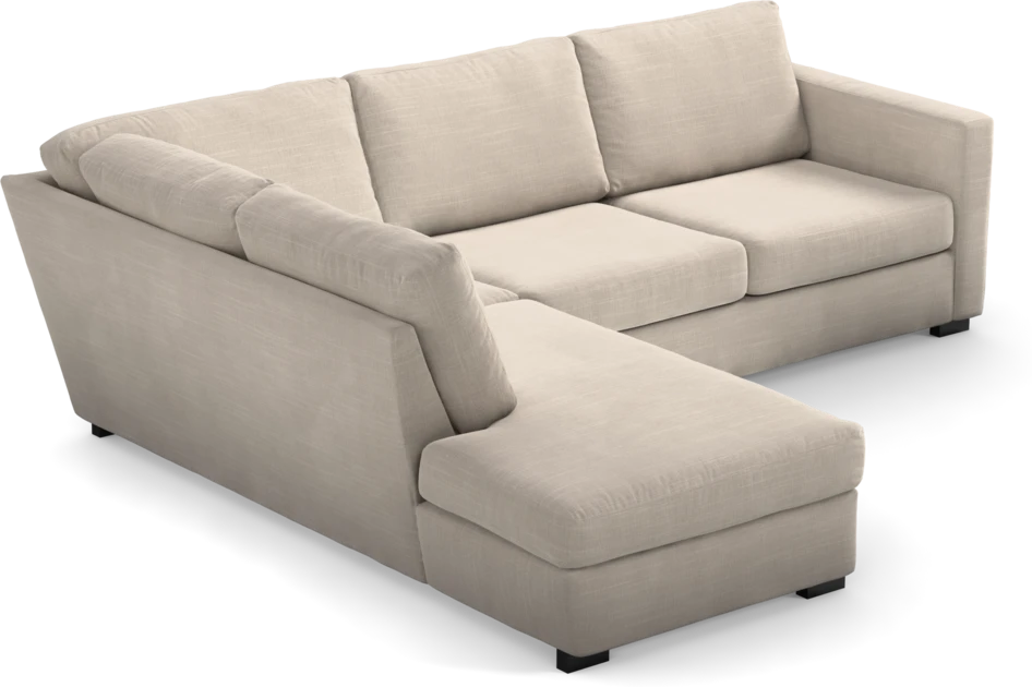 Friday - 2,5-sits soffa med divan vänster - Beige