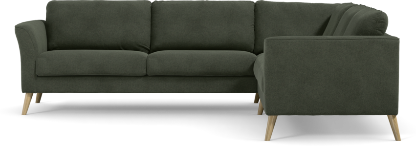 Bridge - Hörnsoffa, 3+2-sits - Grön