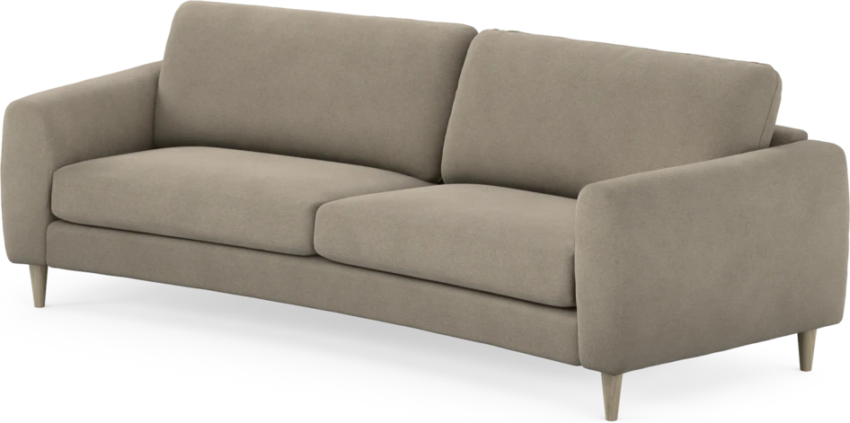 Bridge - 3-sits soffa svängd - Beige