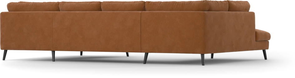 Madison Lux - 2-sits soffa med divan vänster och höger - Orange