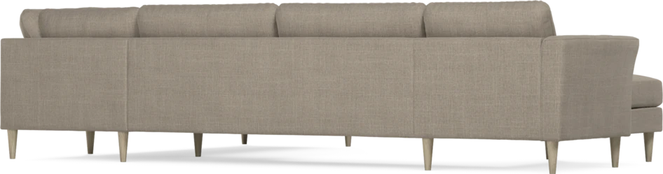 Bridge - Hörnsoffa, 3+2-sits med schäslong vänster - Beige