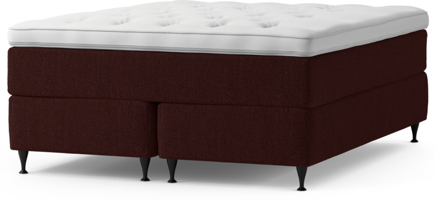 Delux Dream - Kontinentalsäng, dubbelsäng med bäddmadrass och sängben