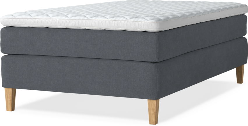 Delux Sense - Kontinentalsäng, enkelsäng 120 cm med bäddmadrass