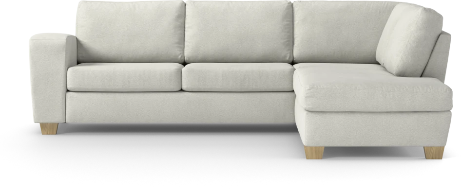 Friday - 2,5-sits soffa med divan höger - Vit