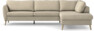 County - 2,5-sits soffa med divan höger - Beige