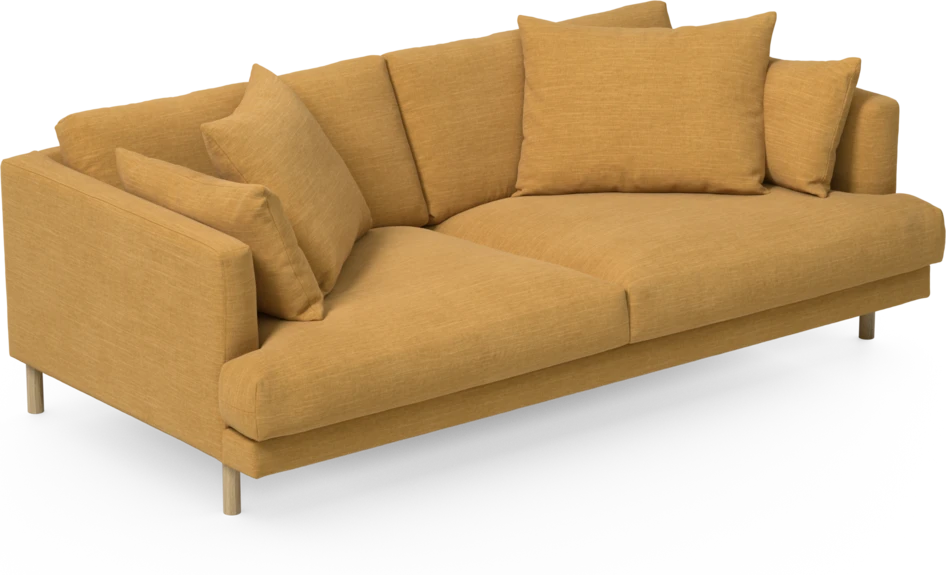Harper - 3-sits soffa - Gul