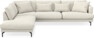 Harper - 3-sits soffa med divan vänster - Vit