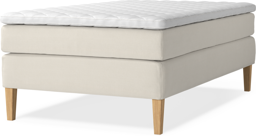 Delux Sense - Kontinentalsäng, enkelsäng 120 cm med bäddmadrass