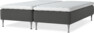 Delux Sense - Ramsäng, dubbelsäng med bäddmadrass - Grå