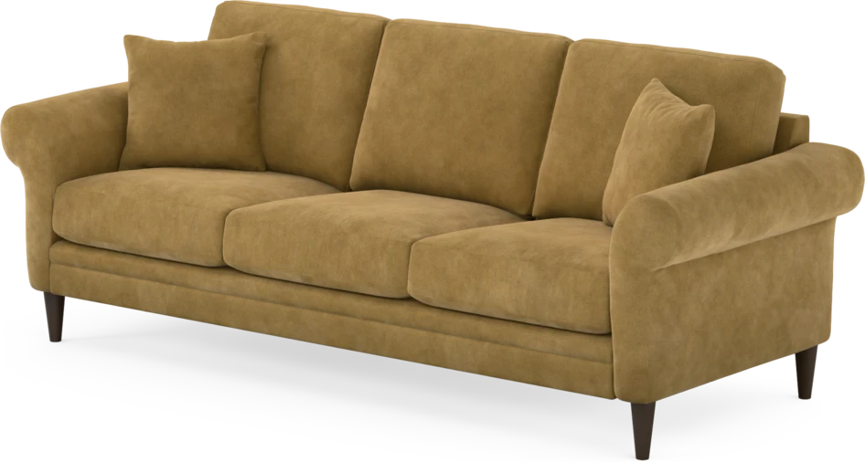 Eden - 3-sits soffa - Gul