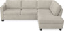 Friday - 2,5-sits soffa med divan höger - Beige
