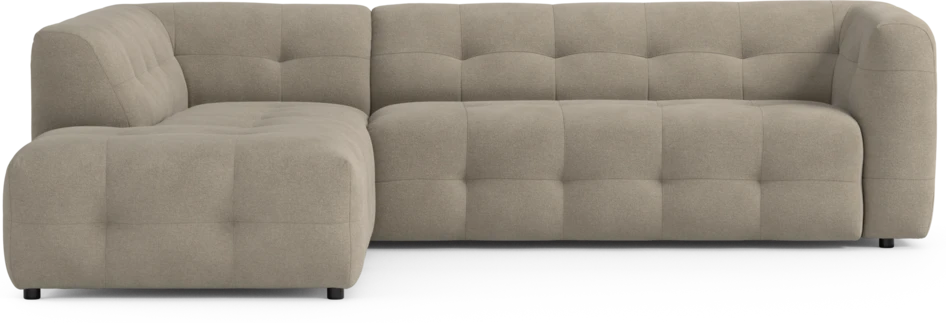 Bella - 3-sits soffa med divan vänster - Beige