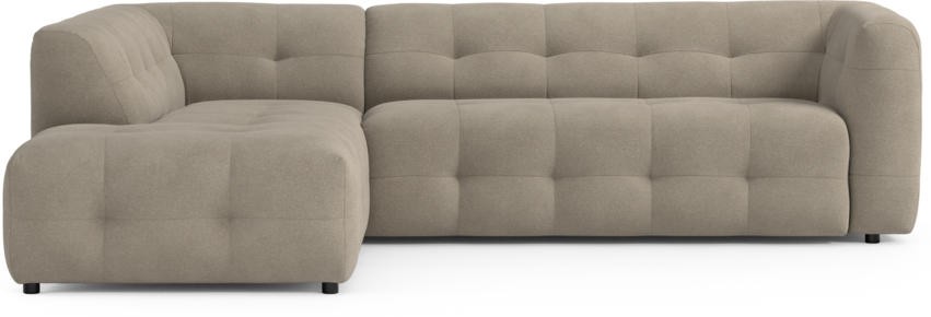 Bella - 3-sits soffa med divan vänster - Beige