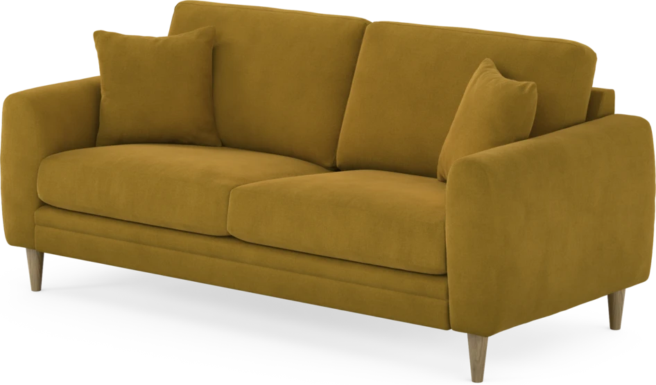 Eden - 2,5-sits soffa - Gul