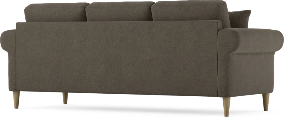 Eden - 3-sits soffa - Brun
